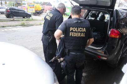  SÃO LEOPOLDO, RS, BRASIL, 17/10/2019- Operação Lamain realizada pela Polícia Federal, na manhã desta quinta-feira em unidades da empresa Unick. (FOTOGRAFO: RONALDO BERNARDI / AGENCIA RBS)<!-- NICAID(14293282) -->