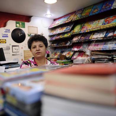  CAXIAS DO SUL, RS, BRASIL (19/12/2019)Livraria Mercado de ideias vai fechar as portas após 25 anos de atuação em Caxias. na foto, maria Helena Lacava. (Antonio Valiente/Agência RBS)