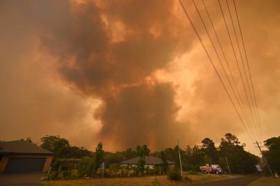 Incêndio perto de Bargo, Sydney, na Austrália<!-- NICAID(14367137) -->