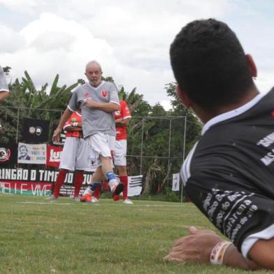  Guararema SP 22 12 2019 Jogo Lula e Chico Buarque x Amigos do MST, na Escola Florestan Fernandes . Foto Paulo Pinto/FotosPublicas