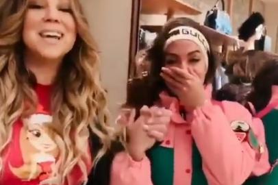 Anitta encontra Mariah Carey