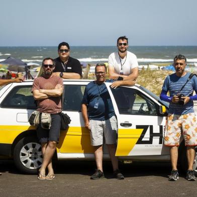  CAPAO DA CANOA, RS, BRASIL, 27-12-2019: Equipe de reportagem que realiza cobertura de verão de GaúchaZH no litoral. (Foto: Mateus Bruxel / Agência RBS)Indexador: Mateus Bruxel