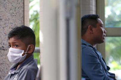  PORTO ALEGRE, RS, BRASIL, 26/12/2019- Indígena Marrony, 13 anos, que veio de uma aldeia de Rondônia para receber um transplante de rim em Porto Alegre. (FOTOGRAFO: LAURO ALVES / AGENCIA RBS)