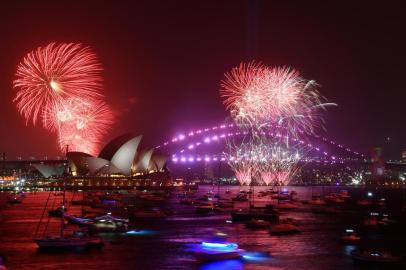 Fireworks are seen from Mrs Macquaries Chair during New Years Eve celebrations in SydneyFireworks are seen from Mrs Macquaries Chair during New Years Eve celebrations in Sydney, Australia, December 31, 2019. AAP Image for City of Sydney/Mick Tsikas/via REUTERS ATTENTION EDITORS - THIS IMAGE WAS PROVIDED BY A THIRD PARTY. NO RESALES. NO ARCHIVE. AUSTRALIA OUT. NEW ZEALAND OUT. NO COMMERCIAL OR EDITORIAL SALES IN NEW ZEALAND. NO COMMERCIAL OR EDITORIAL SALES IN AUSTRALIA. ORG XMIT: DEL20Local: SYDNEY ;NSW ;AUSTRALIA<!-- NICAID(14374426) -->