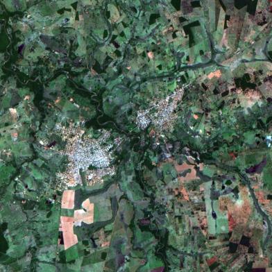 Imagens do satélite CBERS 4A, cidades de Jardim e Guia Lopes da Laguna, MS.<!-- NICAID(14374451) -->