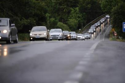  CAXIAS DO SUL, RS, BRASIL 901/01/2019)Movimento intenso na Rota do Sol na volta do feriado de final de ano. KM 160. (Antonio Valiente/Agência RBS)