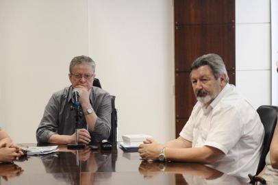  CAXIAS DO SUL, RS, BRASIL (30/12/2019)Entrega de chaves para os propietários das bancas de revistas em Caxias do Sul pelo prefeito interino Flavio Cassina (PTB). (Antonio Valiente/Agência RBS)