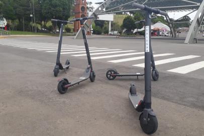 Pavilhões da Festa da Uva, em Caxias, ganham serviço de aluguel de patinetes elétricos