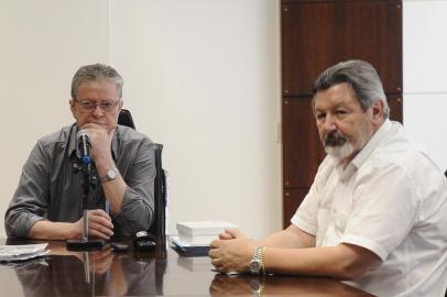  CAXIAS DO SUL, RS, BRASIL (30/12/2019)Entrega de chaves para os propietários das bancas de revistas em Caxias do Sul pelo prefeito interino Flavio Cassina (PTB). (Antonio Valiente/Agência RBS)