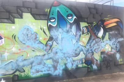 Grafite danificado de Fábio Panone Lopes