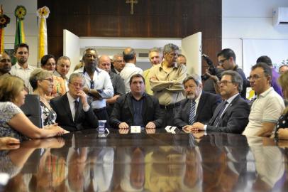  CAXIAS DO SUL, RS, BRASIL, 09/01/2019eleição do novo prefeito e vice na casa da cultura(Lucas Amorelli/Agência RBS)