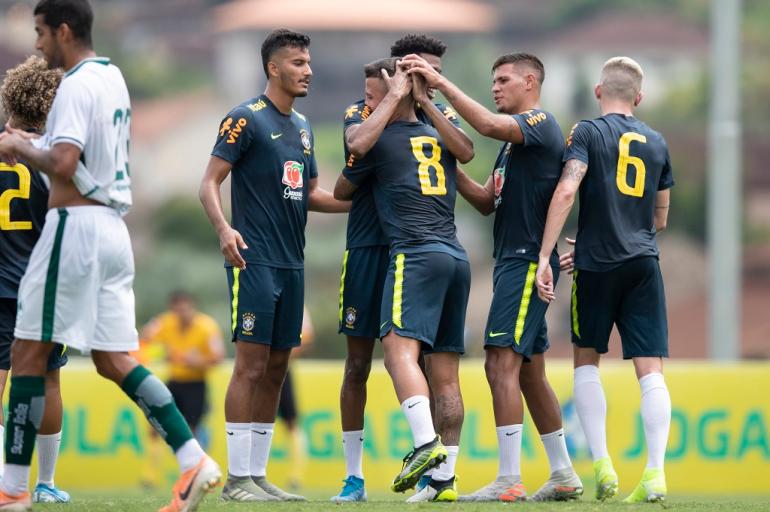 Com Gol De Falta De Matheus Henrique Selecao Olimpica Goleia Em Amistoso Gzh