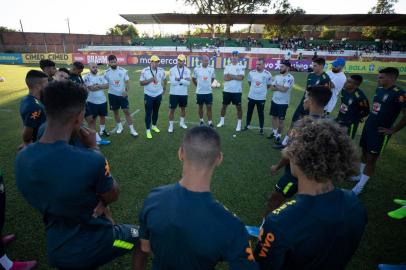  Treino da Seleção Olímpica no Estádio Alberto Pava Londoño. Lucas Figueiredo/CBF<!-- NICAID(14391455) -->