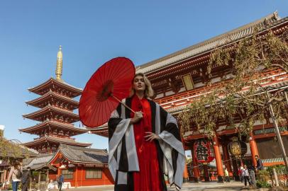 Coleção Inverno 2020 da Biamar, fotografada no Japão