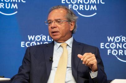  Paulo Guedes, Minister of Economy of Brazil, speaking at the ¿Shaping the Future of Advanced Manufacturing¿ at the World Economic Forum Annual Meeting 2020 in Davos-Klosters, Switzerland, 20 January. Congress Centre - Aspen 2. Copyright by World Economic Forum/Christian ClavadetscherLocal: DavosIndexador: christian clavadetscher