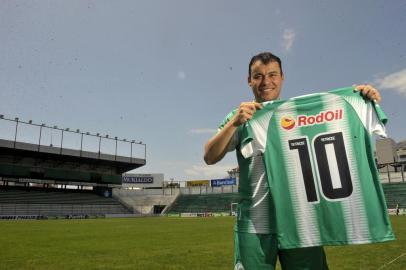  CAXIAS DO SUL, RS, BRASIL, 20/01/2019Cajá o camisa 10 do Juventude(Lucas Amorelli/Agência RBS)