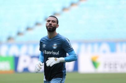  PORTO ALEGRE, RS, BRASIL - 22.01.2020 - Grêmio e Caxias se enfrentam pelo Campeonato Gaúcho 2020. (Foto: Marco Favero/Agencia RBS)Indexador: Fernando Gomes<!-- NICAID(14395594) -->