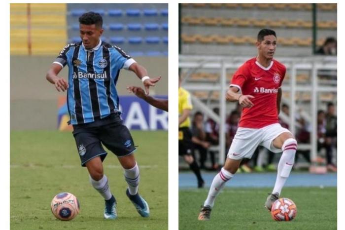 Montagem sobre fotos / Guilherme Rodrigues/Grêmio e Arquivo pessoal