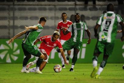  CAXIAS DO SUL, RS, BRASIL, 23/01/2020 Juventude x Internacional, jogo válido pela primeira rodada do Campeonato Gaúcho 2020 (Gauchão 2020), Taça Cel. Ewaldo Poeta. Realizado no estádio Alfredo Jaconi. (Porthus Junior/Agência RBS)