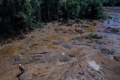  BRUMADINHO, MG, BRASIL - 2019.01.28 - Estrago da lama em Parque das Cachoeiras, em Brumadinho. (Foto: ANDRÉ ÁVILA / Agencia RBS)--------A barragem 1 do complexo Mina do Feijão, da mineradora Vale, na região do Córrego do Feijão,  rompeu sexta-feira, 25/01/2019, em Brumadinho, Região Metropolitana de Belo Horizonte. As fotos mostram os estragos causados pela invasão  dos rejeitos de minério, lama, na região.----<!-- NICAID(13933970) -->