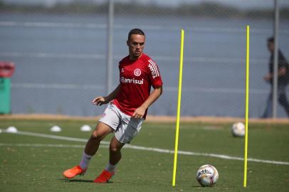  PORTO ALEGRE, RS, BRASIL,13/01/2020- Treino do inter. Na foto : Peglow , atacante . (FOTOGRAFO: FERNANDO GOMES / AGENCIA RBS)<!-- NICAID(14385310) -->