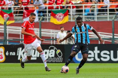 Copa SÃ¿Â£o Paulo de Futebol JÃ¿Âºnior 2020 - Internacional RS x GrÃ¿Âªmio RSSÃÆO PAULO (SP), 25.01.2020 - Futebol / Copa SÃÂ£o Paulo de Futebol JÃÂºnior 2020 - Internacional RS x GrÃÂªmio RS - Tiago Barbosa (e) e Elias, durante partida entre Internacional RS e GrÃÂªmio RS vÃÂ¡lida pela Final da Copa SÃÂ£o Paulo de Futebol JÃÂºnior 2020 realizada no EstÃÂ¡dio do Pacaembu neste sÃÂ¡bado (25). (Foto: Marcello Fim/Zimel Press/Lancepress!)Editoria: SPOLocal: SÃ¿Â£o PauloIndexador: Marcello FimSecao: futebolFonte: Zimel PressFotógrafo: Zimel Press<!-- NICAID(14398352) -->