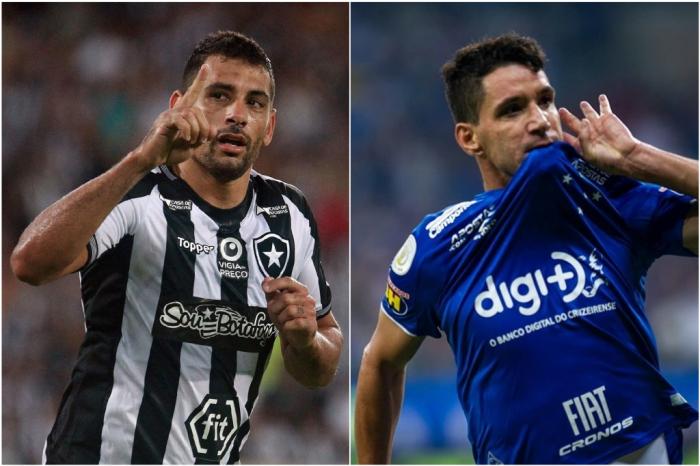 Montagem sobre fotos de divulgação / Cruzeiro EC e Botafogo FR