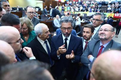  ** EM BAIXA ** PORTO ALEGRE, RS, BRASIL - 28.01.2020 - Votação de pacote e projetos na Assembleia Legislativa. (Foto: Isadora Neumann/Agencia RBS)