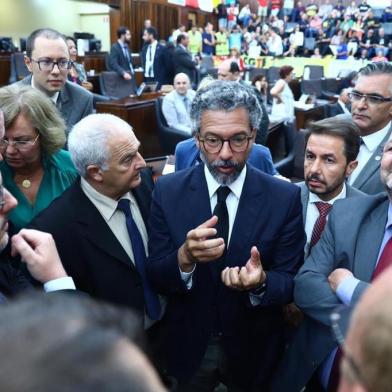  ** EM BAIXA ** PORTO ALEGRE, RS, BRASIL - 28.01.2020 - Votação de pacote e projetos na Assembleia Legislativa. (Foto: Isadora Neumann/Agencia RBS)