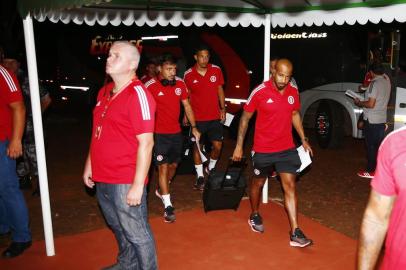  IJUÍ, RS, BRASIL - 28.01.2020 - Inter chega em Ijuí, para a partida contra o São Luiz pelo Campeonato Gaúcho. (Foto: Félix Zucco/Agencia RBS)