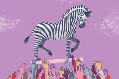  Ilustração do site Zebras Unite, movimento que pretende se contrapor aos unicórnios no ambiente de startups<!-- NICAID(14402452) -->