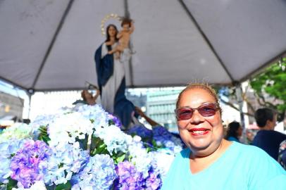  PORTO ALEGRE, RS, BRASIL, 22/01/2020: Dona Carmen, a guardiã da imagem.<!-- NICAID(14395475) -->