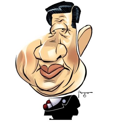 Charge de XIJINPING feita por Gilmar Fraga