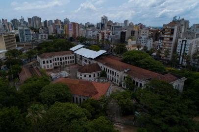  PORTO ALEGRE, RS, BRASIL - 07.01.2020 - Imagem do Instituto de Educação feita com drone. (Foto: Jefferson Botega/Agencia RBS)<!-- NICAID(14379897) -->