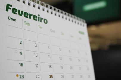 Calendário (fevereiro de 2020).<!-- NICAID(14406036) -->