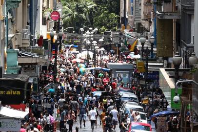  PORTO ALEGRE - BRASIL - Fiação na Rua da Praia. (FOTOS: LAURO ALVES)<!-- NICAID(14367073) -->