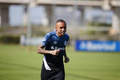  PORTO ALEGRE, RS, BRASIL - 06.02.2020 - Treino do Grêmio no CT Presidente Luiz Carvalho. Na imagem: Everton. (Foto: Félix Zucco/Agencia RBS)<!-- NICAID(14411261) -->