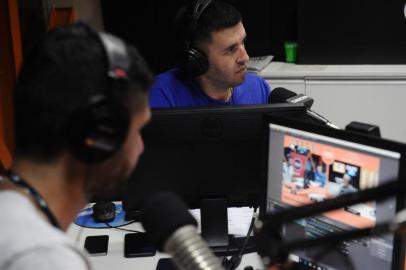  CAXIAS DO SUL, RS, BRASIL (03/12/2019)Show dos esportes edição Gaúcha Serra com apresentação de Cristiano Daros e Eduardo Costa. Convidado  vice de marketing do Juventude, Mauro Trojan. (Antonio Valiente/Agência RBS)