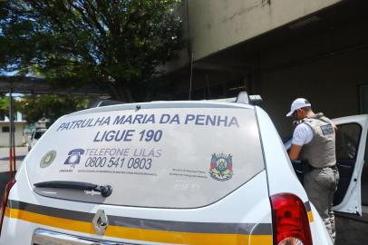  PORTO ALEGRE, RS, BRASIL, 07/12/2020: Patrulha Maria da Penha do 9º BPM<!-- NICAID(14412136) -->