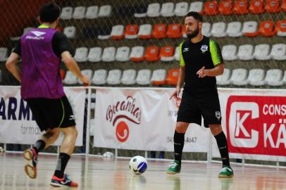  CARLOS BARBOSA, RS, BRASIL, 30/01/2020. Eliminatórias Sulamericanas da Copa do Mundo de Futsal - Treinamento da Seleção Brasileira de Futsal, no Centro Municipal de Eventos Sérgio Luiz Guerra. (Porthus Junior/Agência RBS)Indexador: Porthus Junior                  