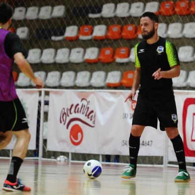  CARLOS BARBOSA, RS, BRASIL, 30/01/2020. Eliminatórias Sulamericanas da Copa do Mundo de Futsal - Treinamento da Seleção Brasileira de Futsal, no Centro Municipal de Eventos Sérgio Luiz Guerra. (Porthus Junior/Agência RBS)Indexador: Porthus Junior                  