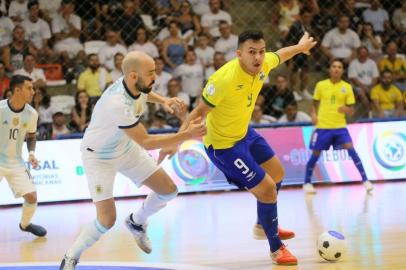  Brasil x Argentina na final das eliminatórias de Futsal