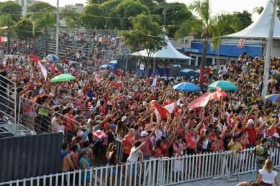  Apuração do Carnaval em Uruguaiana.Cova da Onça, escola vencedora do carnaval de Uruguaiana.<!-- NICAID(8031382) -->