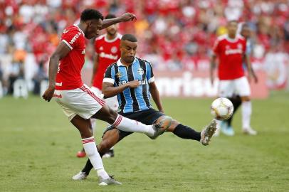  PORTO ALEGRE, RS, BRASIL,15/02/2020- Gre-Nal 423, válido pela semifinal do primeiro turno do Gauchão. (FOTOGRAFO: MATEUS BRUXEL / AGENCIA RBS)<!-- NICAID(14420582) -->