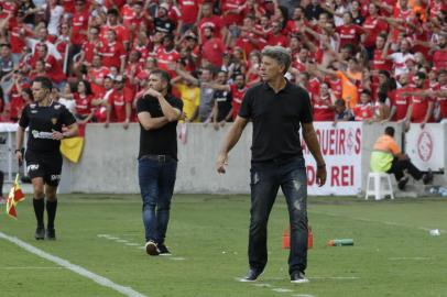  PORTO ALEGRE, RS, BRASIL,15/02/2020- Gre-Nal 423, válido pela semifinal do primeiro turno do Gauchão. (FOTOGRAFO: ANDRÉ ÁVILA / AGENCIA RBS)