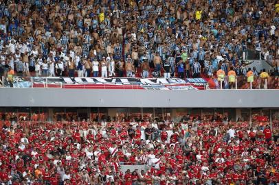  PORTO ALEGRE, RS, BRASIL,15/02/2020- Gre-Nal 423, válido pela semifinal do primeiro turno do Gauchão. (FOTOGRAFO: MATEUS BRUXEL / AGENCIA RBS)