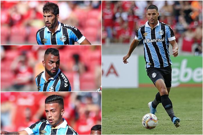 Montagem sobre fotos / Lucas Uebel, Grêmio e André ¿?vila, Agência RBS