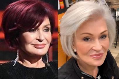 Sharon Osbourne, antes e depois