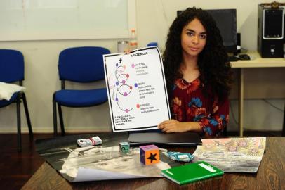 CAXIAS DO SUL, RS, BRASIL, 31/01/2020. Raylyne Ribeiro, 17 anos, estudante da EEEM Irmão Guerini, de Ana Rech, realiza Vakinha online para representar as escolas públicas de Caxias do Sul na Febrace 2020, em São Paulo. Ela foi selecionada por meio de premiação conquistada na IFTEC. O tema da pesquisa é: A ROMANTIZAÇÃO DO CIÚME NOS RELACIONAMENTOS ENTRE OS JOVENS: DO CIÚME ÀS RELAÇÕES ABUSIVAS. (Porthus Junior/Agência RBS)