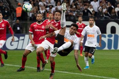 Durante o jogo entre Corinthians/SP x Internacional/RS esta noite na Arena Corinthians, jogo valido pela  33a. rodada do Campeonato Brasileiro de 2019. Juiz: Marcelo de Lima Henrique - Sao Paulo/SP - Brasil - 17/11/2019. Foto: Â© Daniel Augusto Jr. / Ag. Corinthians<!-- NICAID(14424554) -->